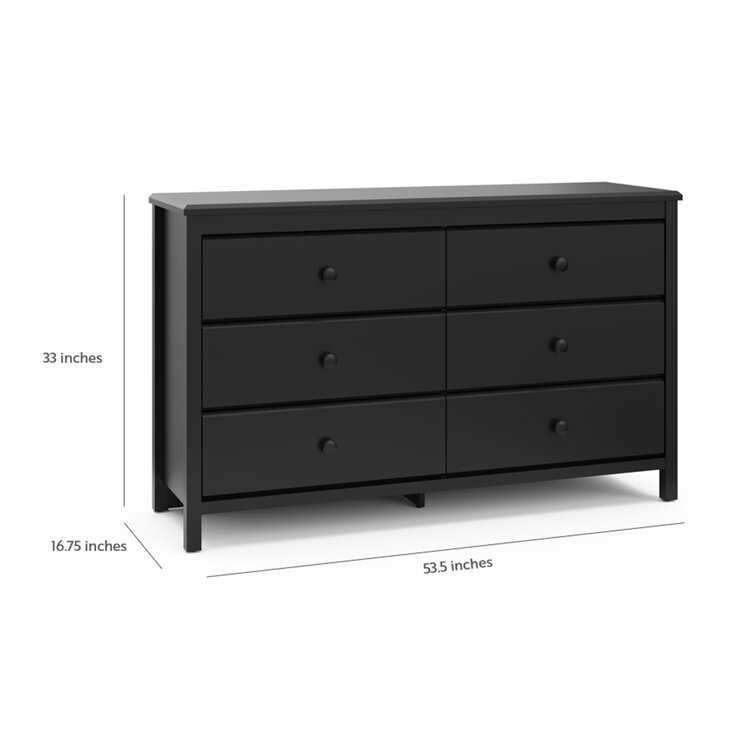 Storkcraft shop dresser black